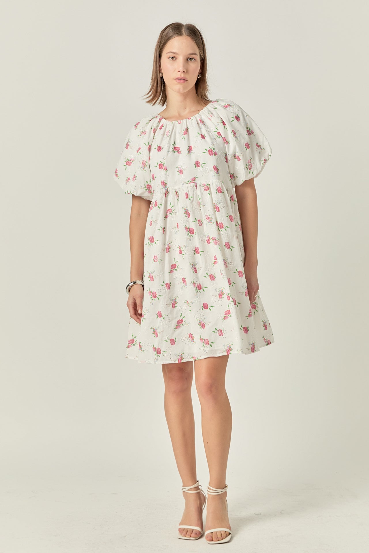 Floral Babydoll Dress English Factory Floral Babydoll Dress English Factory