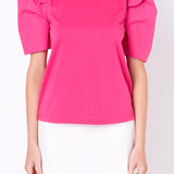 Mini Ruffle Puff Sleeve T-Shirt