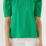 Mini Ruffle Puff Sleeve T-Shirt
