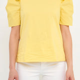 Mini Ruffle Puff Sleeve T-Shirt