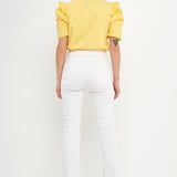 Mini Ruffle Puff Sleeve T-Shirt