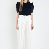 Mini Ruffle Puff Sleeve T-Shirt