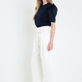 Mini Ruffle Puff Sleeve T-Shirt