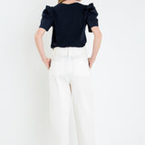 Mini Ruffle Puff Sleeve T-Shirt