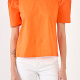 Mini Ruffle Puff Sleeve T-Shirt