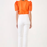 Mini Ruffle Puff Sleeve T-Shirt