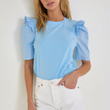 Mini Ruffle Puff Sleeve T-Shirt