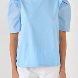 Mini Ruffle Puff Sleeve T-Shirt