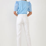 Mini Ruffle Puff Sleeve T-Shirt