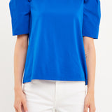 Mini Ruffle Puff Sleeve T-Shirt
