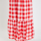 Gingham Midi Skirt