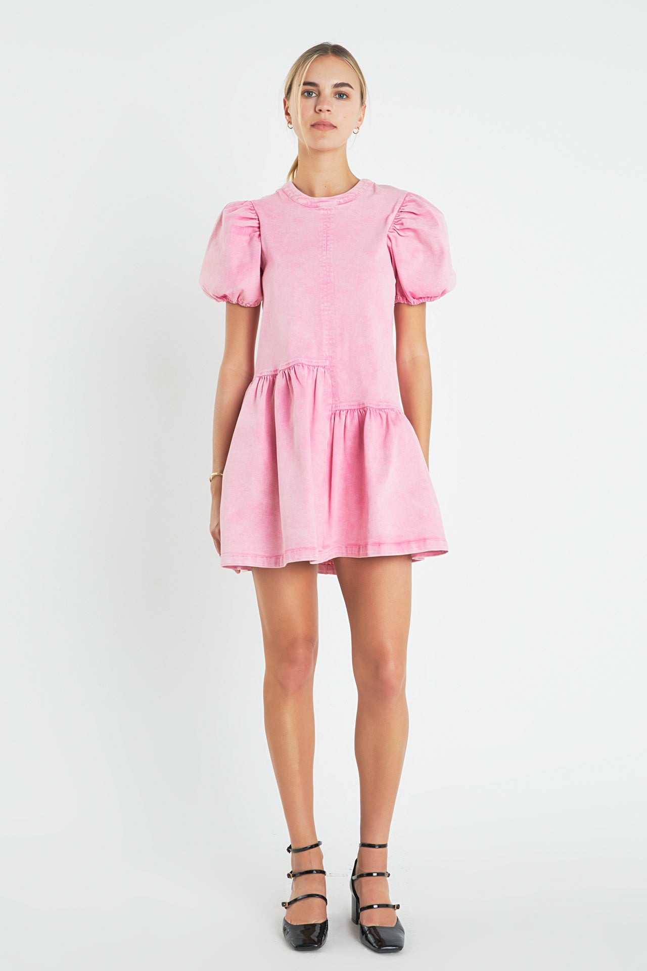 Stretch Denim Mini Dress – English Factory
