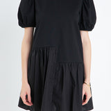 Knit Woven Mixed Dress