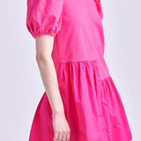 Knit Woven Mixed Dress