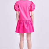 Knit Woven Mixed Dress