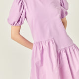 Knit Woven Mixed Dress