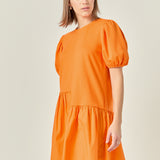 Knit Woven Mixed Dress