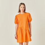 Knit Woven Mixed Dress