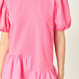 Knit Woven Mixed Dress