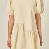 Knit Woven Mixed Dress