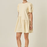 Knit Woven Mixed Dress