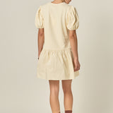 Knit Woven Mixed Dress