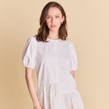 Knit Woven Mixed Dress