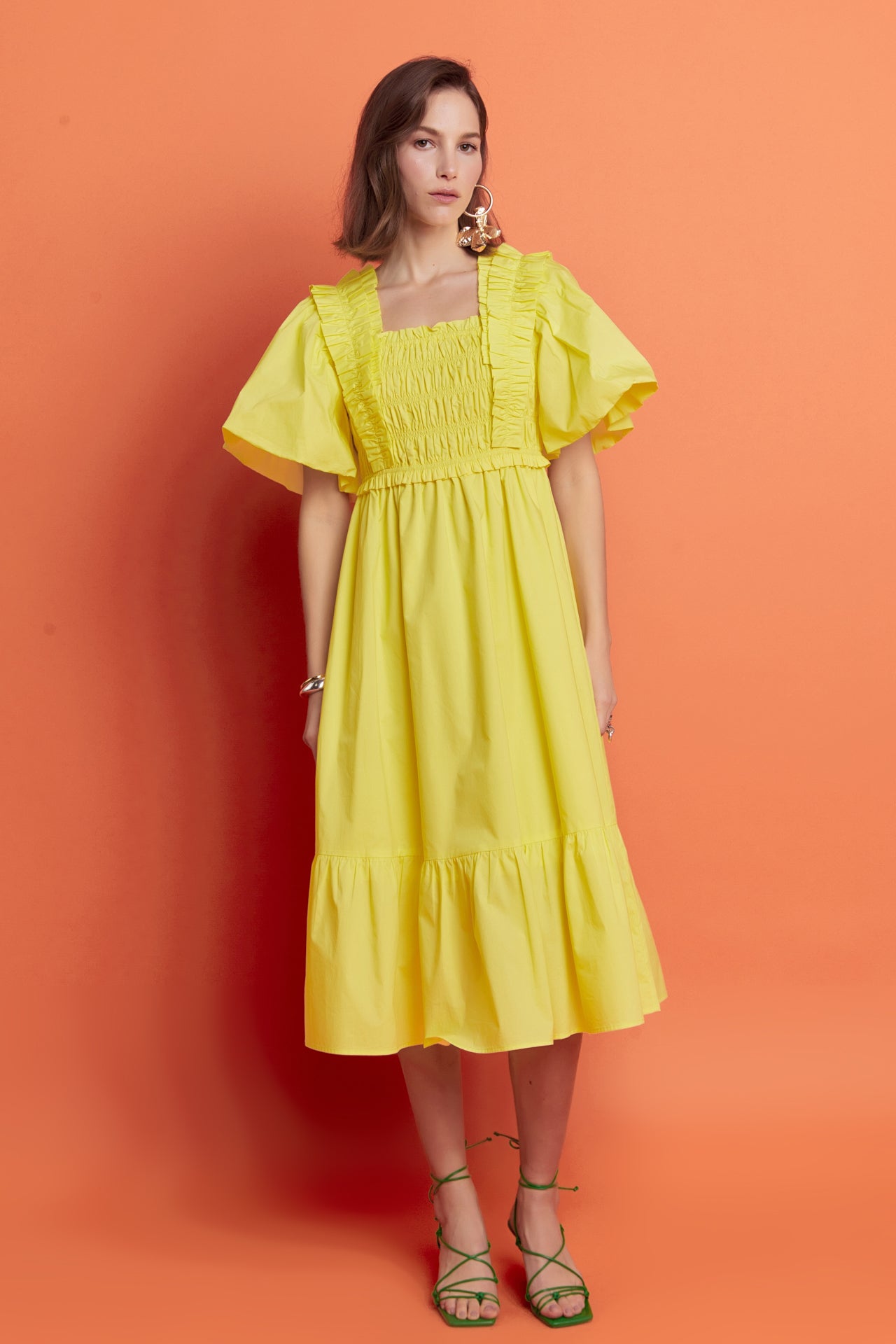 english factory square neck midi dress English Factory Sleeveless Square-Neck Embroidered Midi Dress In Blue - 38% Off