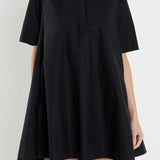 A-line Short Sleeve Shirt Dress