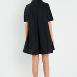 A-line Short Sleeve Shirt Dress