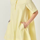 A-line Short Sleeve Shirt Dress
