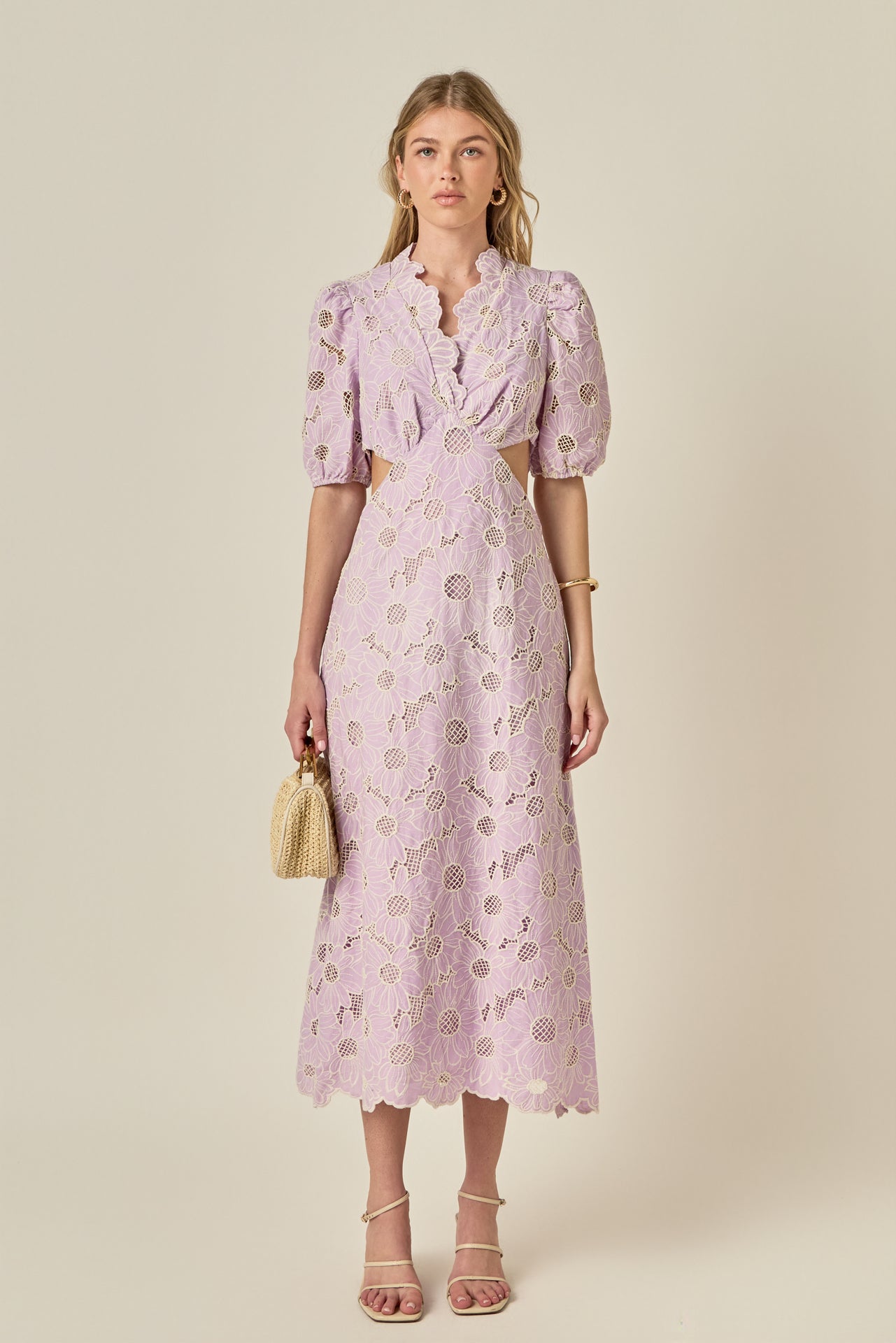 knee length dresses for ladies Rochelle Lace Dress – SAU LEE
