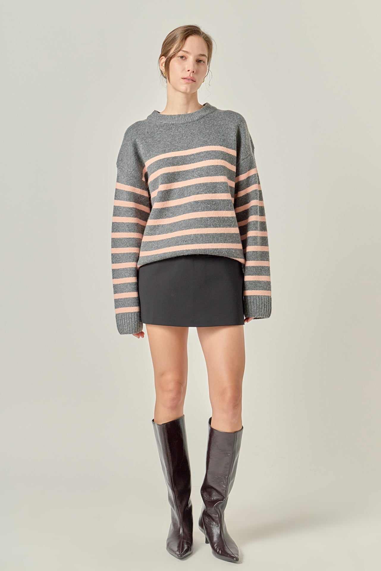 新品　WOMEN’S WR STRIPE CREW NECK KNIT S 新品 WOMEN'S WR STRIPE CREW NECK KNIT S Stripe Crew Neck Knit