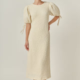 Smocked Midi Dress