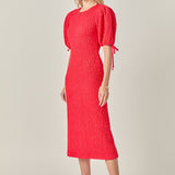 Smocked Midi Dress
