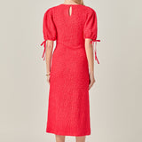 Smocked Midi Dress