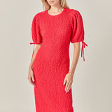 Smocked Midi Dress