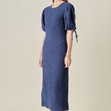 Smocked Midi Dress