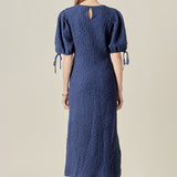 Smocked Midi Dress