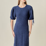 Smocked Midi Dress