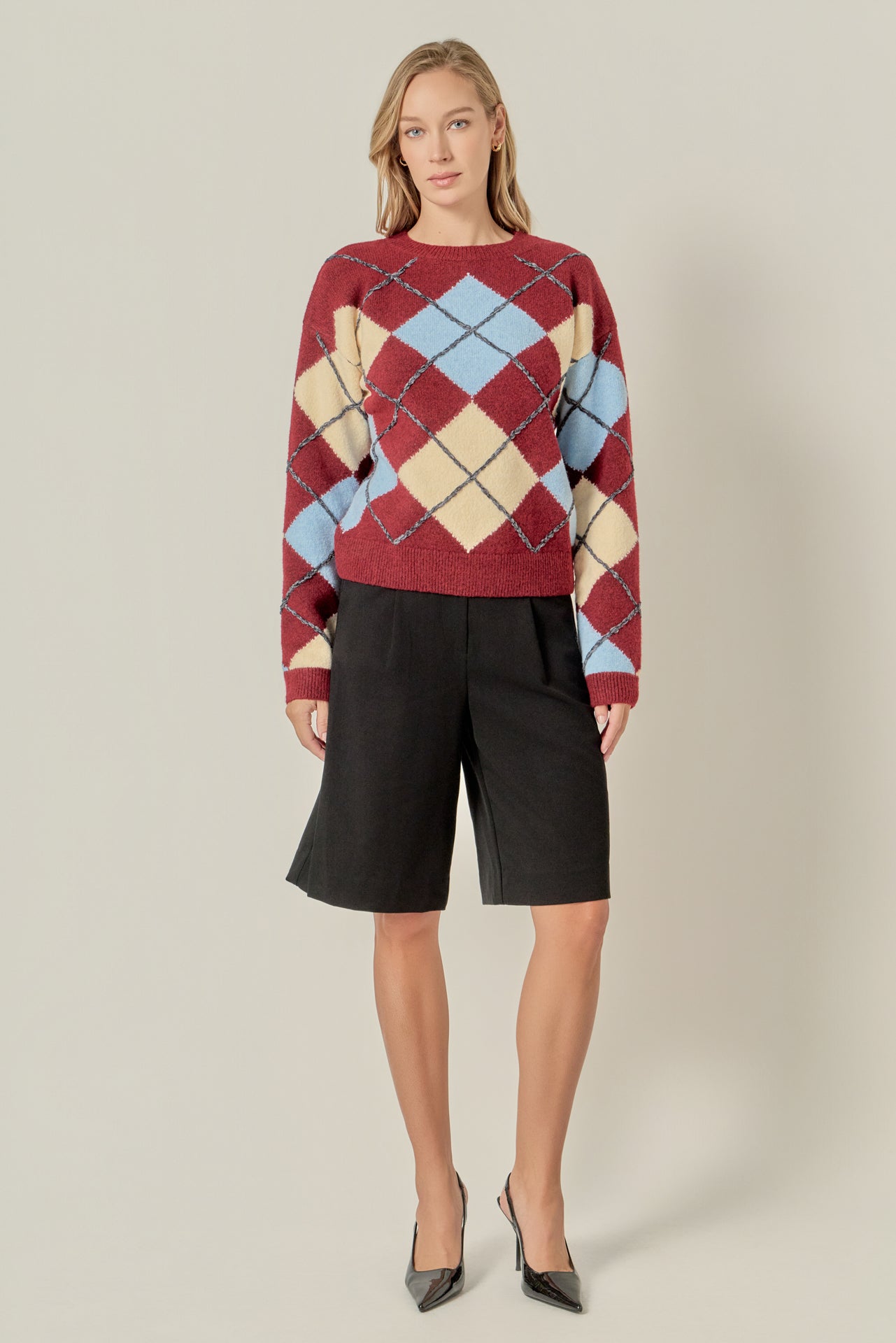 Argyle Sweater – English Factory