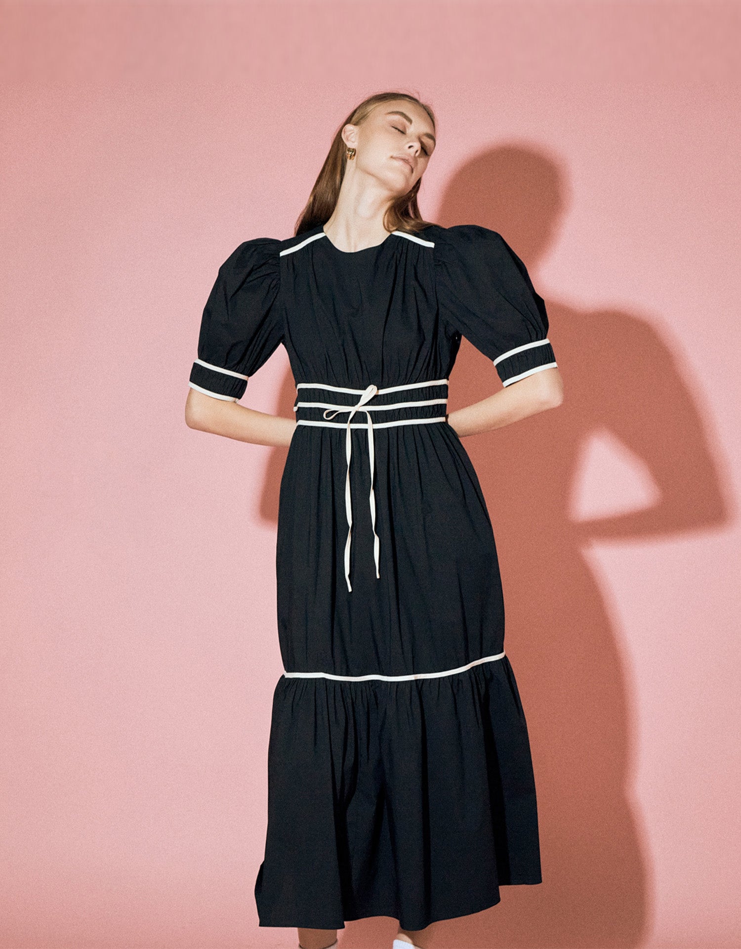 Bow Midi Dress - English Factory