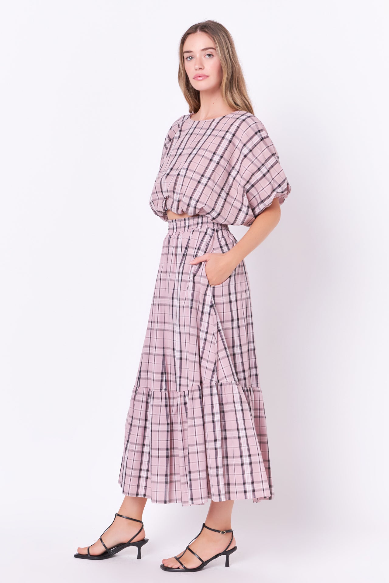 Plaid Maxi Skirt – English Factory