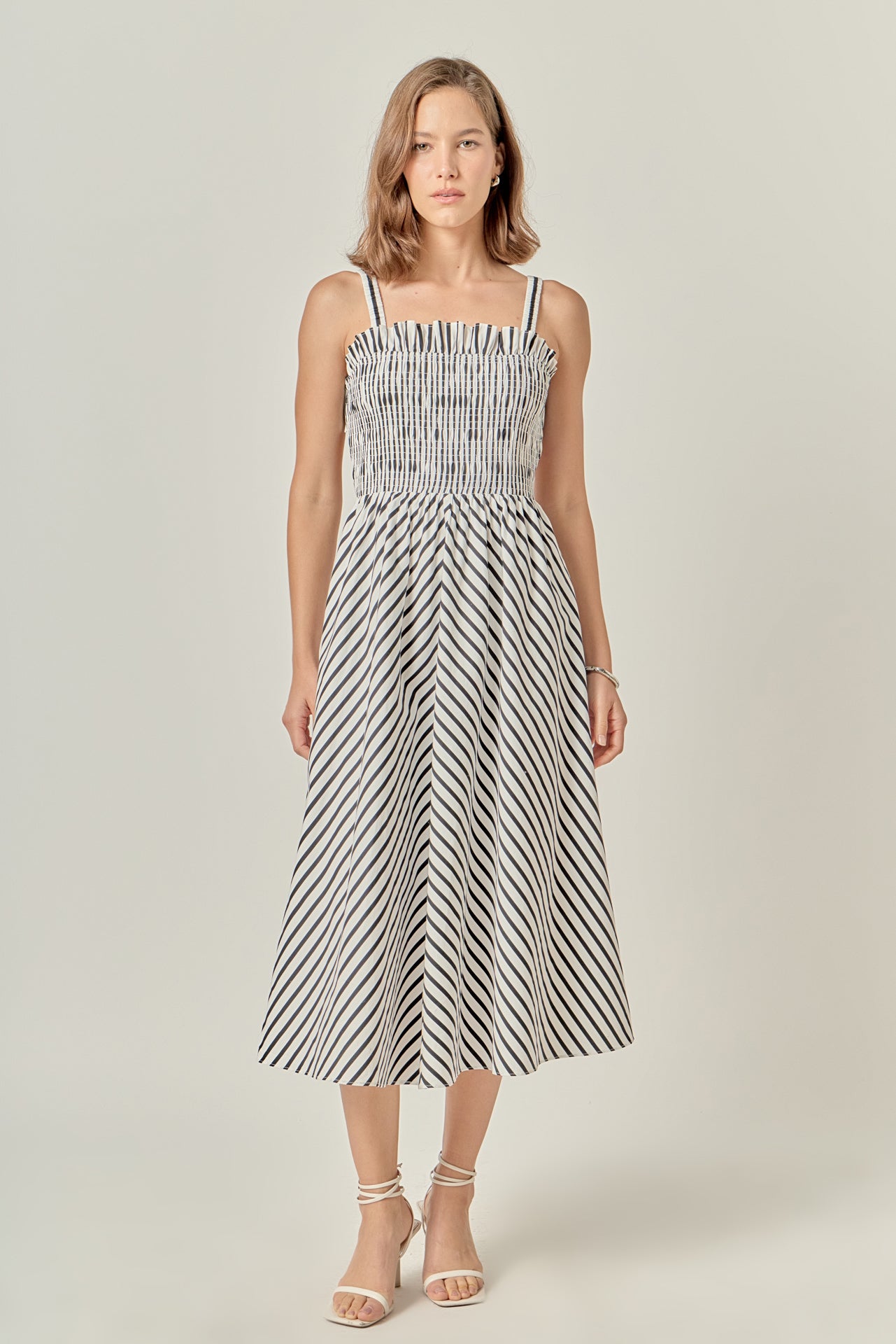 ワンピース Summer Tweed Midi Dress Herlipto Summer Tweed Midi Dress ワンピース