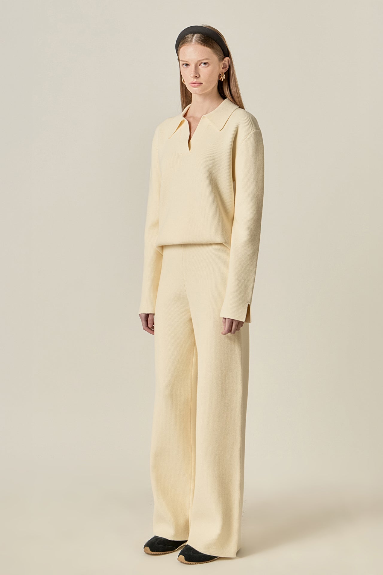 Knit Wide Pants – English Factory