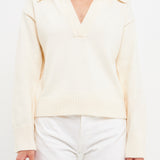 Collared Knit Sweater