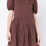 ENGLISH FACTORY - Knit Woven Mixed Dress - DRESSES available at Objectrare
