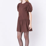 ENGLISH FACTORY - Knit Woven Mixed Dress - DRESSES available at Objectrare