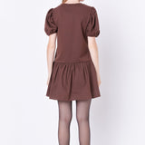 ENGLISH FACTORY - Knit Woven Mixed Dress - DRESSES available at Objectrare