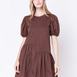 ENGLISH FACTORY - Knit Woven Mixed Dress - DRESSES available at Objectrare